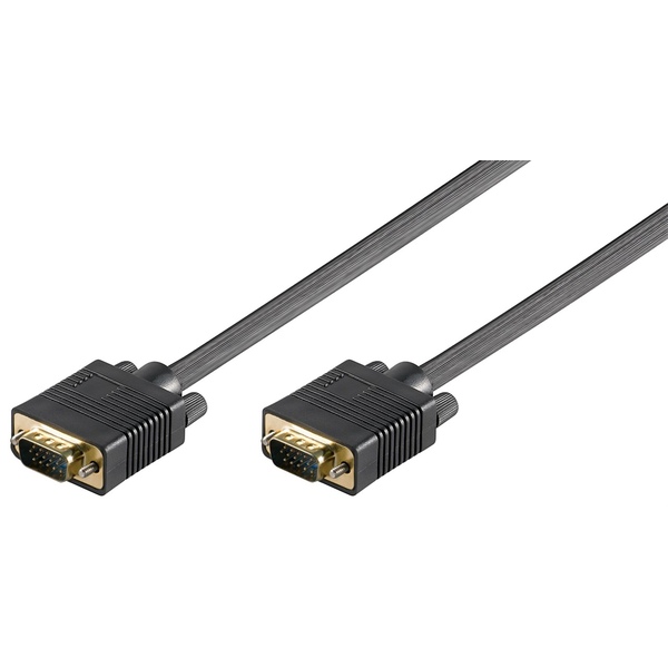 SVGA Monitorkabel (UL) zert., Schwarz,   1,5m